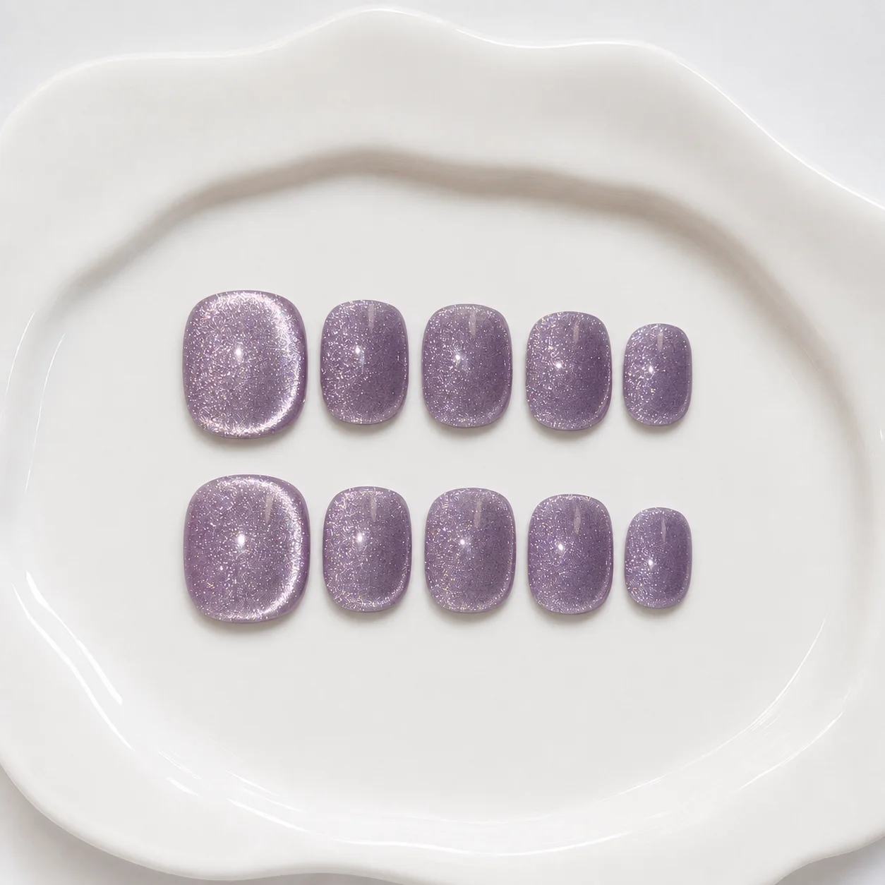 Toofufu Set 306 handmade press-on nail set