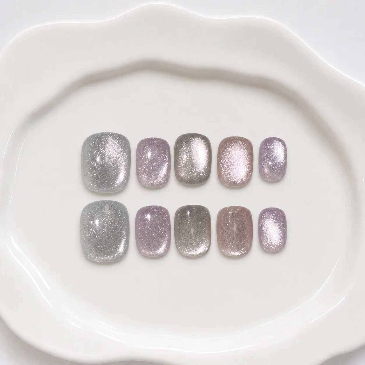 Toofufu Set 273 handmade press-on nail set